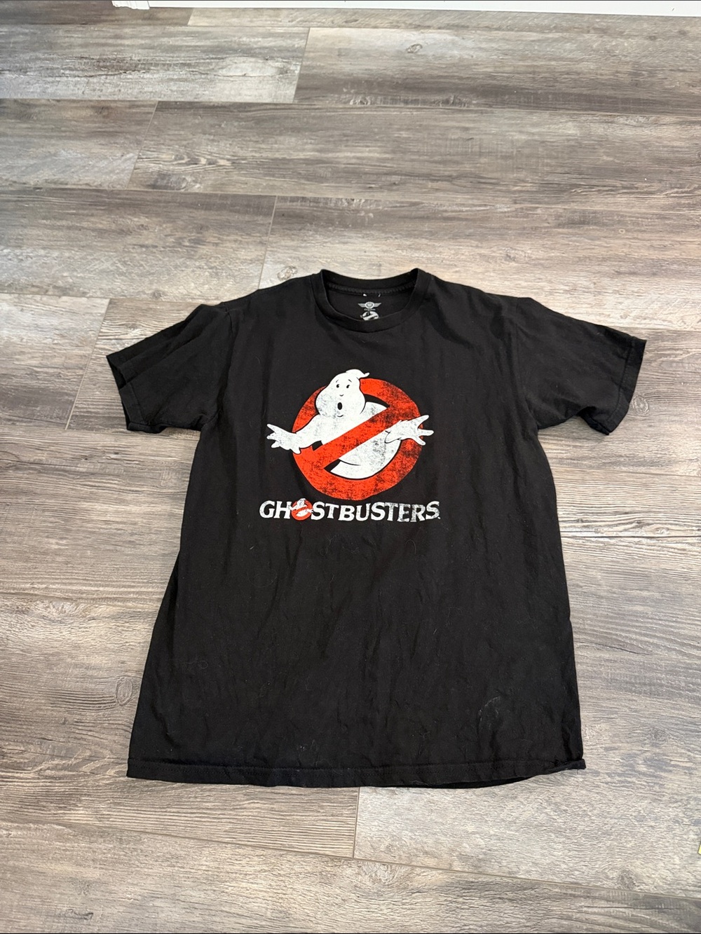 Ghostbusters Logo Black Graphic Tee